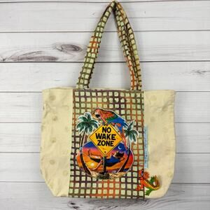 Caribbean Soul tote bag 18”x15” No‎ wake zone Tote Cotton Canvas Bag